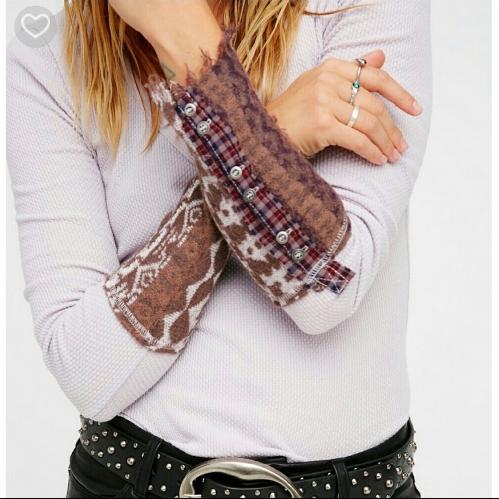 Free People Art School Cuff Thermal!